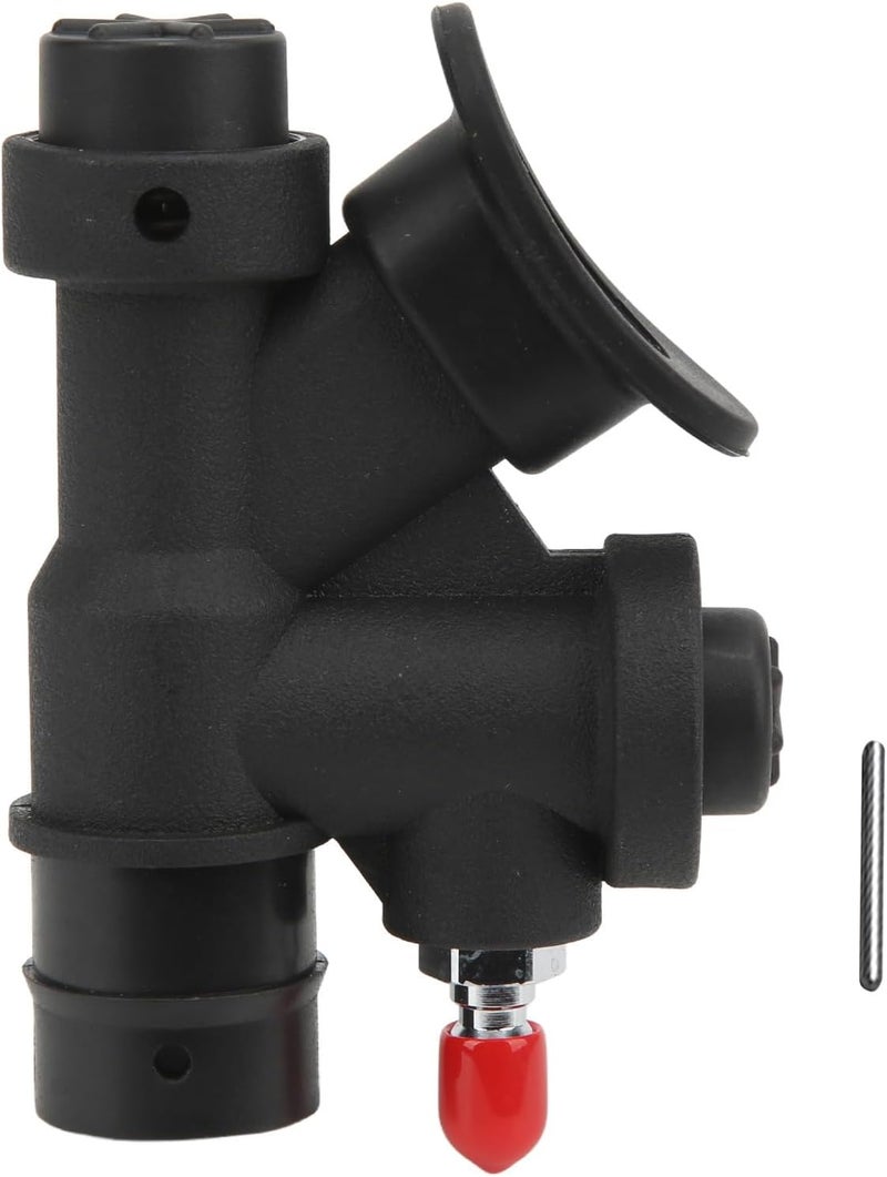 Glomora Scuba Diving Universal Power Inflator - 45° Oral Inflation K Shaped Valve, Relief Valve for Standard 1 Inch Hose Back Flying Side Mount BC - Image 1